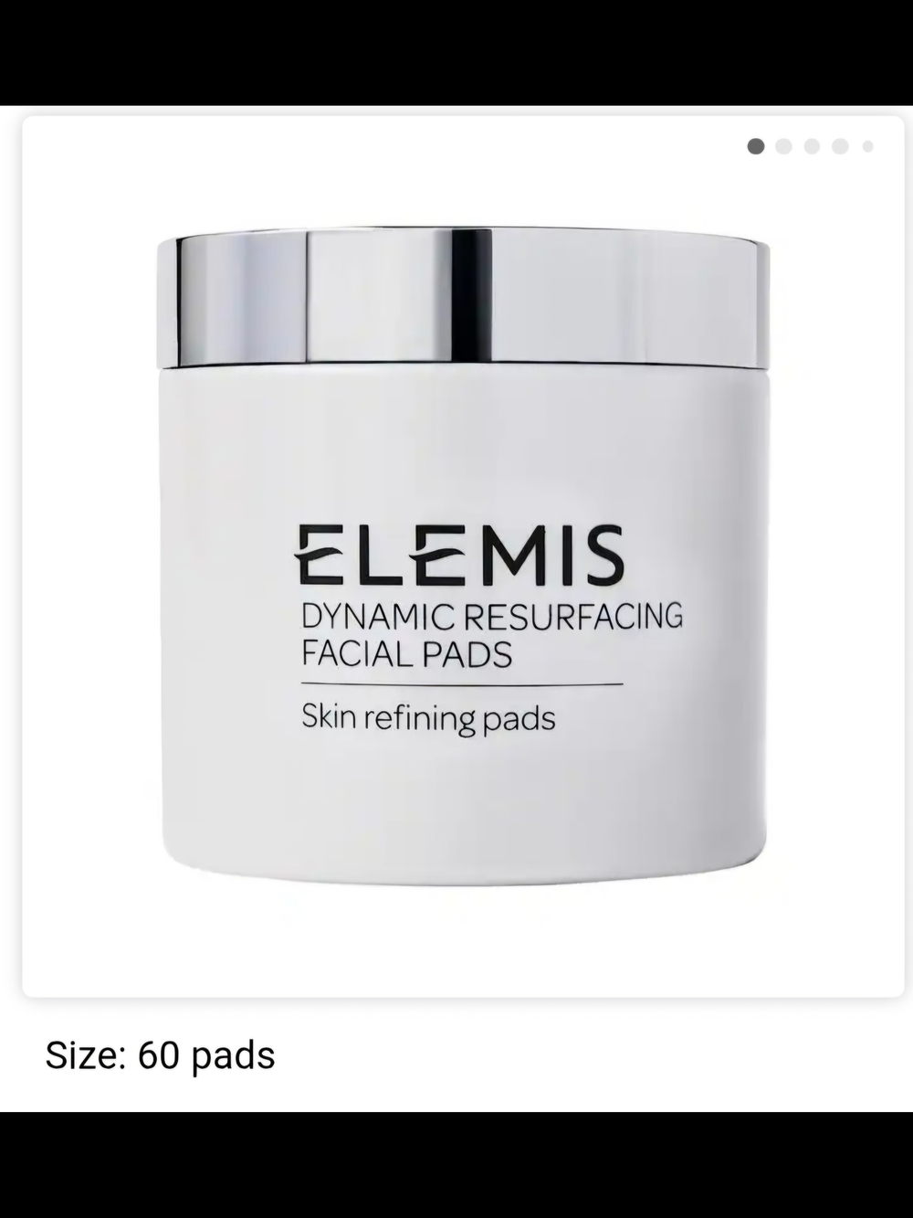 ELEMIS White Facial Resurfacing Pads with Silver Lid